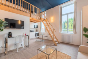 Grand studio pour deux personnes en mezzanine